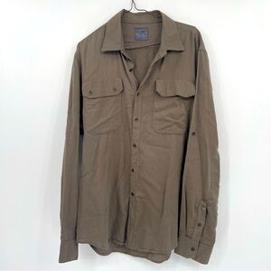 Joe’s Jeans “The Shirt” Brown Button-Down – Unisex, Size M (Fits Men’s L / Women